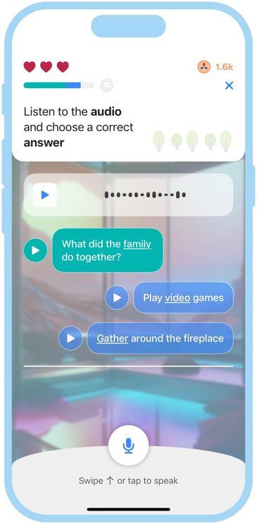 Speaking-focused games